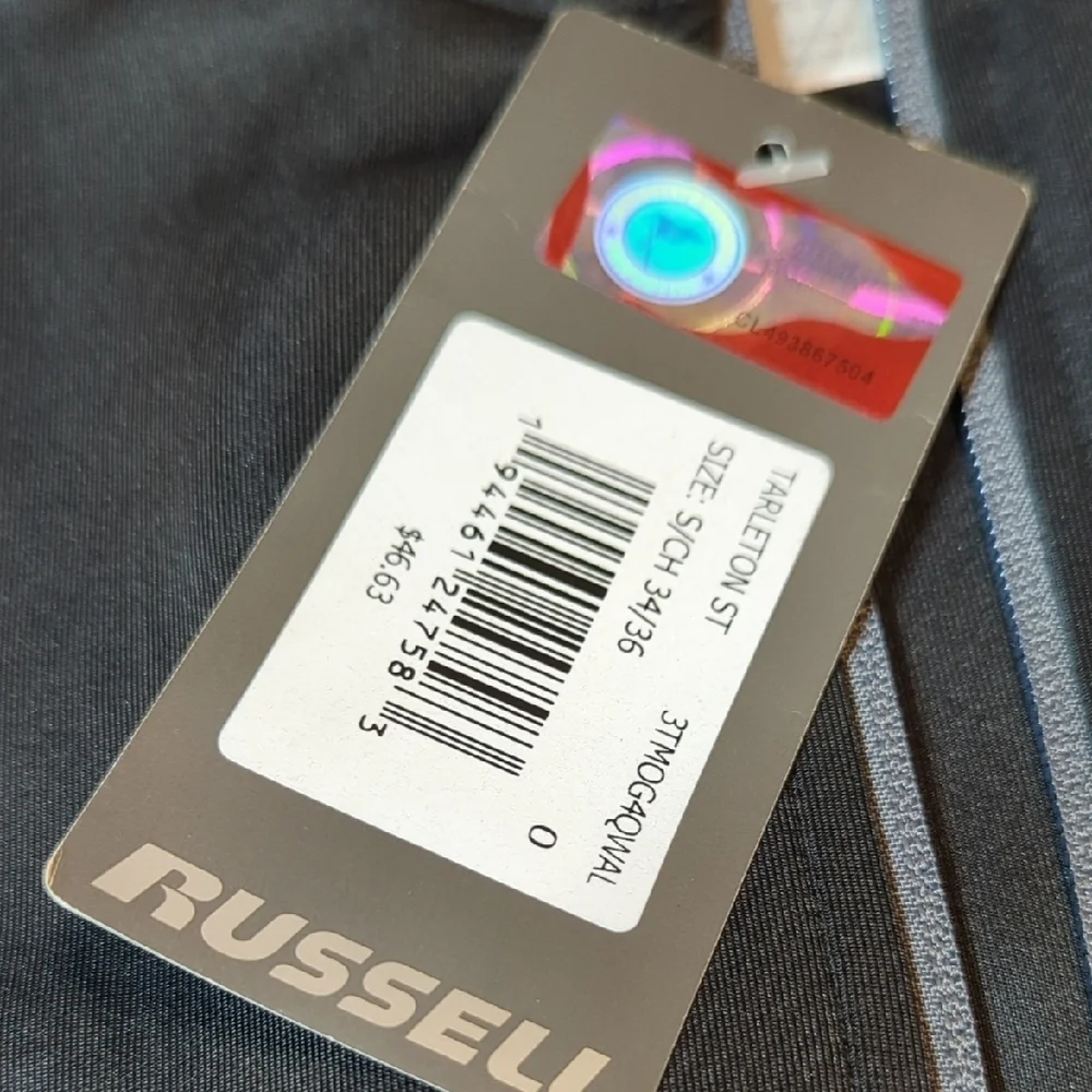 Russell Athletic Varsity Jacket - Gray and Cream